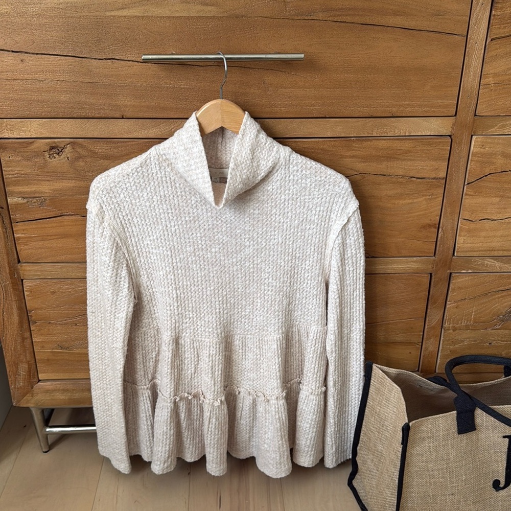 eri + ali sweater in oatmeal XS